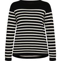 usha Strickpullover Damen schwarz-wollweiß