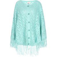 IZIA Poncho Frauen Türkis