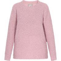 Strukturierter Strickpullover mit langen Ärmeln
