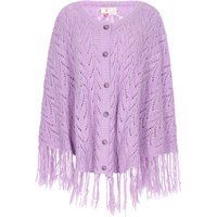 IZIA Poncho Frauen lila