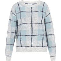 usha Pullover Frauen hellgrau hellblau marineblau