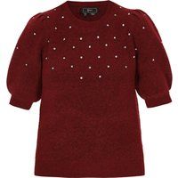 Faina Pullover Frauen Weinrot