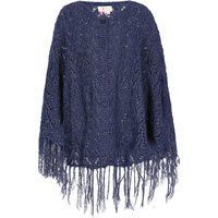 IZIA Poncho Frauen Marine