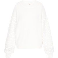 IZIA Pullover Frauen Weiß
