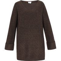 usha Pullover Frauen dunkelbraun meliert