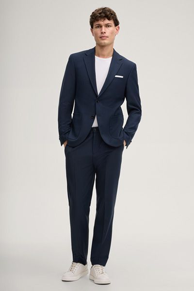 HUGO Dallas Nadelstreifen Marineblau Extra-Slim Fit Sakko