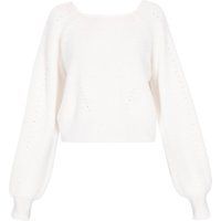 IZIA Pullover Frauen cremefarben