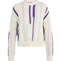 Gestreifter, Strick, Kurz Pullover
