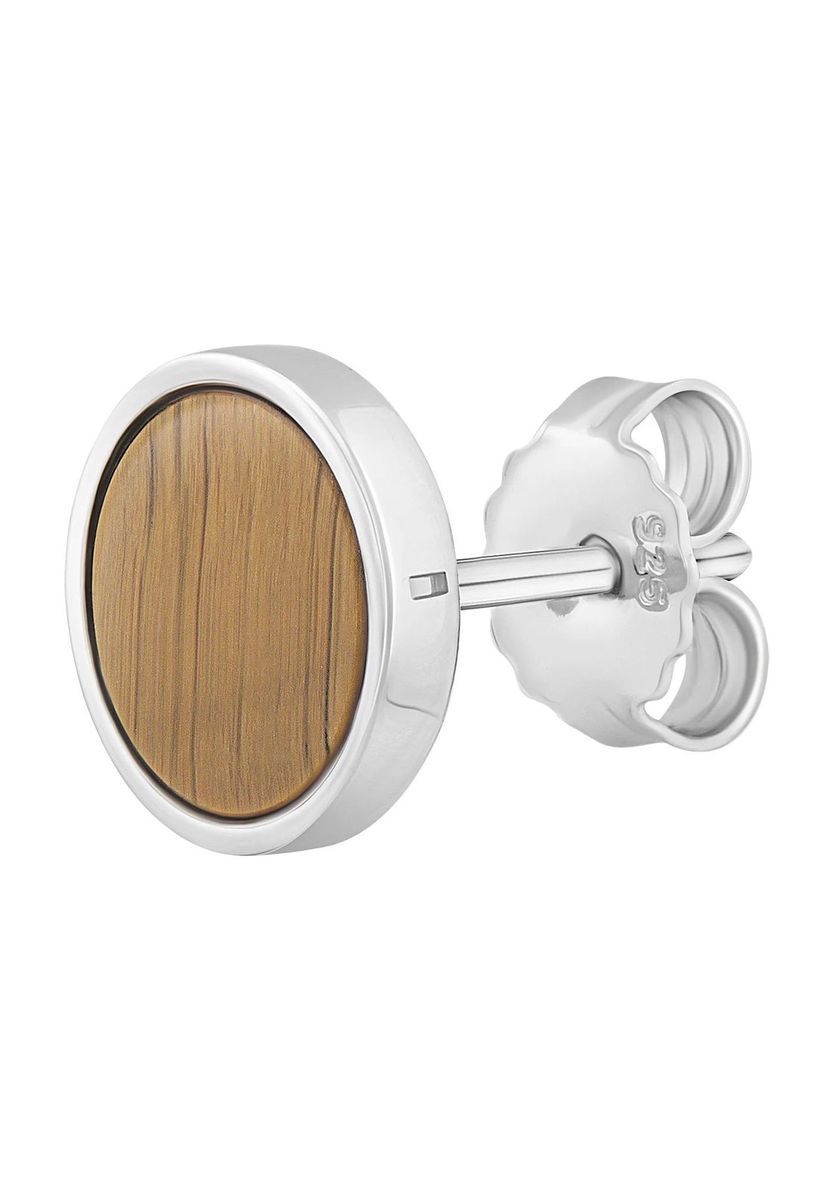 Herren Ohrstecker mit Tigerauge