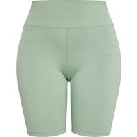 Nahtlose Activewear-Shorts mit hohem Bund