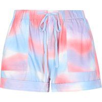 Lässige Lounge-Shorts mit Batikmuster