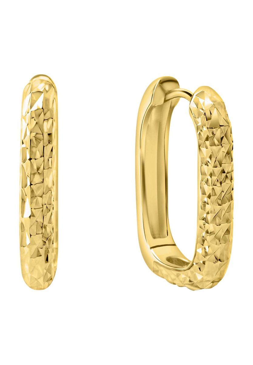 Goldplattierte Ohrringe aus Sterlingsilber