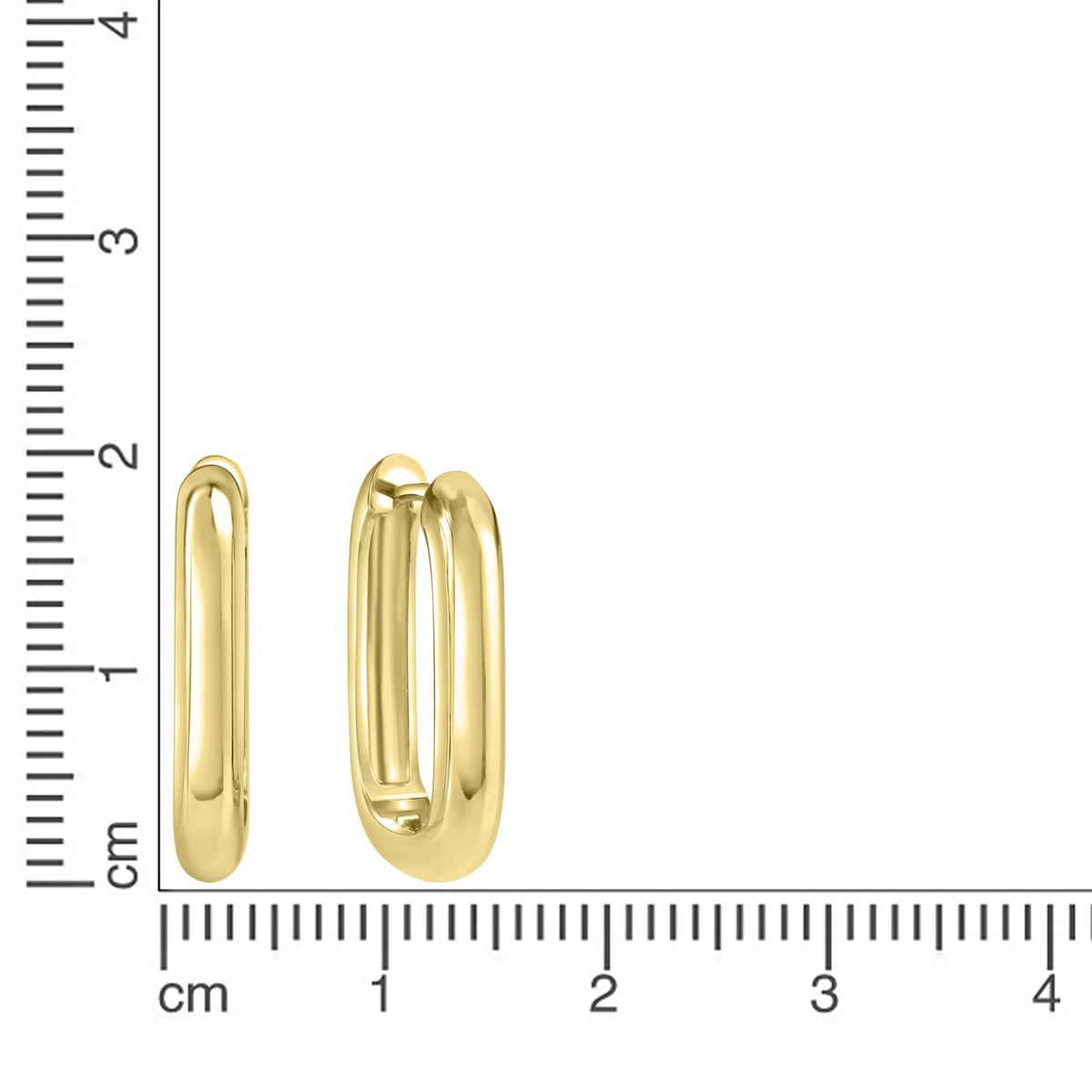 VANDENBERG Damen Creolen, 925er Silber, GOLD, 99