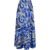 Maxirock mit Blumen-Paisley-Muster