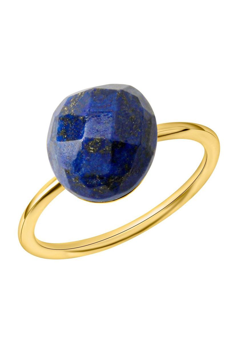 Gold Vermeil Lapislazuli Edelsteinring