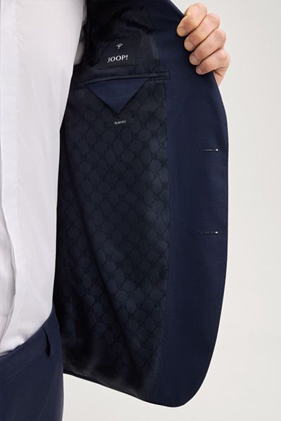 Joop! Herby Marineblauer Hochzeitsanzug Sakko Slim Fit Wollmischung