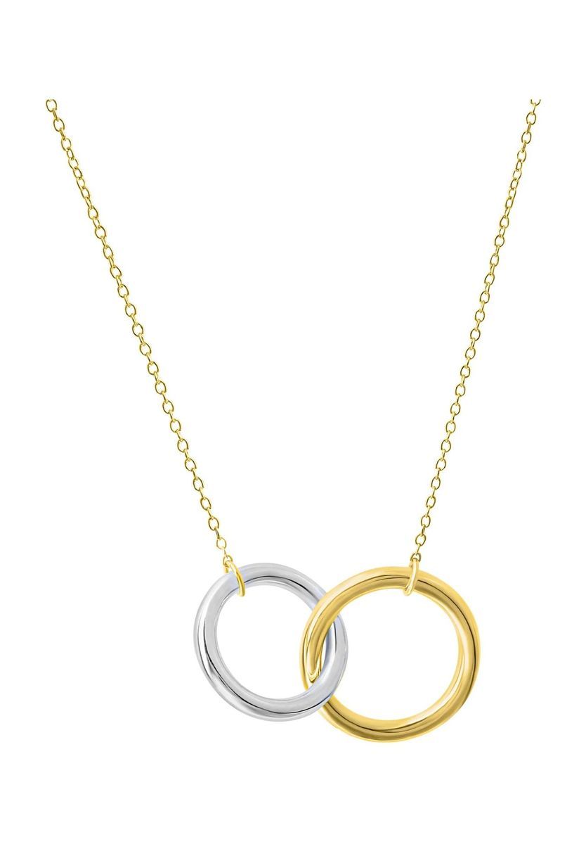 VANDENBERG Damen Collier mit Anhänger, 925er Silber, BICOLOR, 45