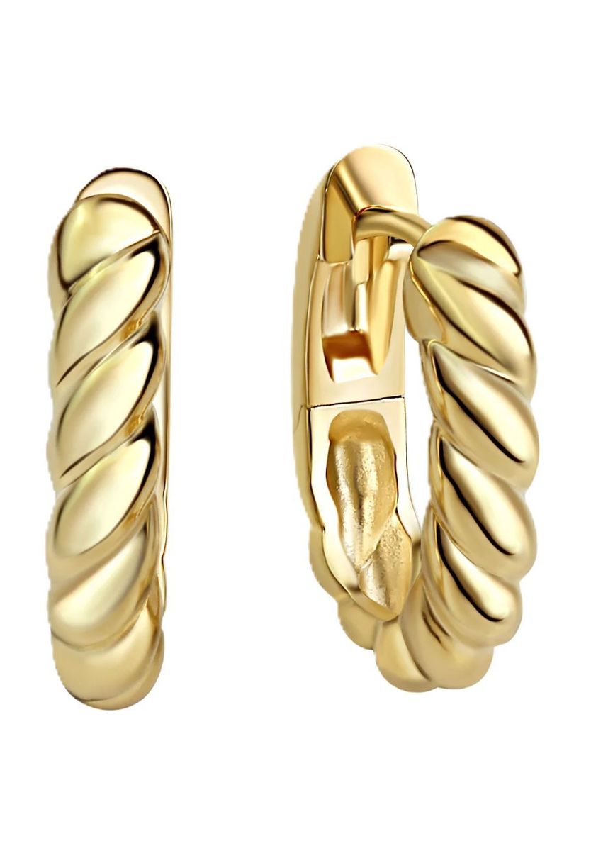 VANDENBERG Damen Creolen, 925er Sterling Silber, GELBGOLD, 99