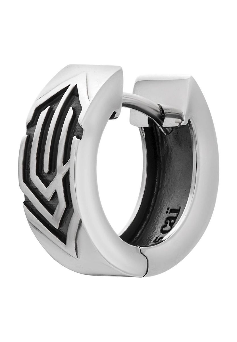 caї Herren Einzel-Creole, 925er Silber, SILBER