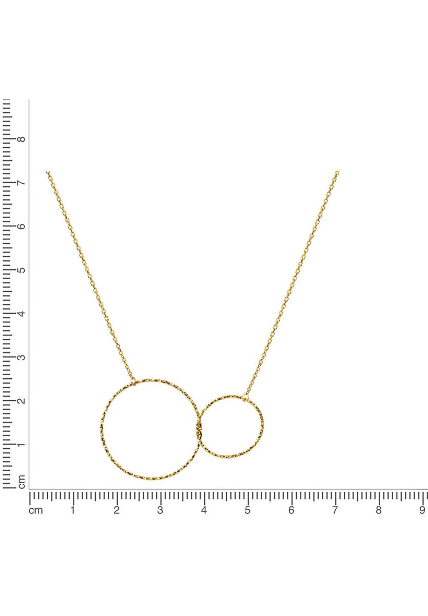 Halskette mit ineinandergreifenden Kreisen