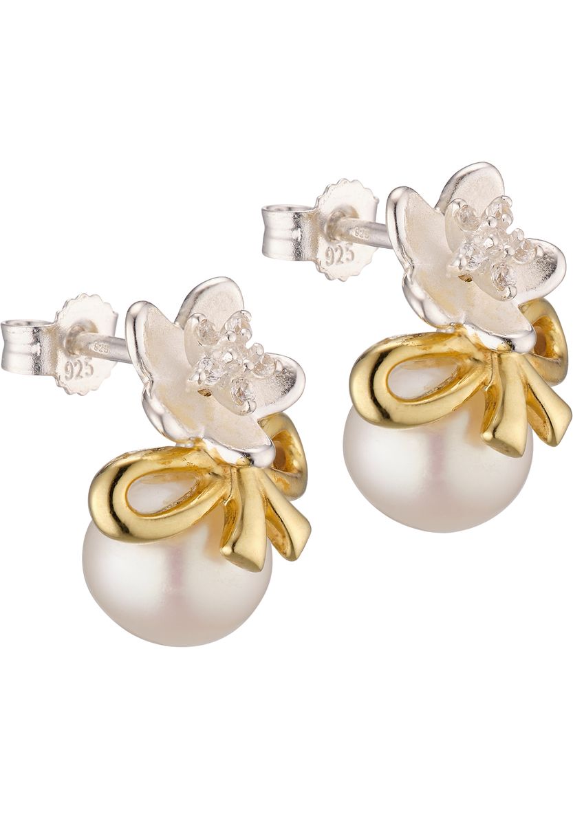 Perle Edelweiss Silberohrstecker