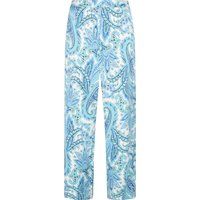 Weite Hose mit Paisley-Print im Boho-Stil
