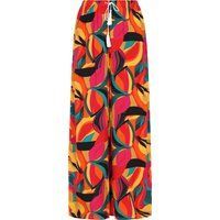 Weite Palazzo-Hose mit Boho-Print