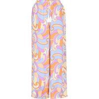 Weite Loungehose mit abstraktem Muster