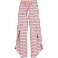Gestreifte 7/8-Länge Culottes mit Quasten