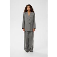 Nadelstreifen Oversized Blazer und Hosen Anzug