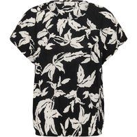 Bluse mit lockerem Schnitt und Blumenmuster