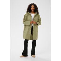 Parka Regenmantel mit Kapuze, lockere Passform