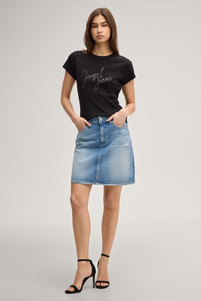 Joop! Jeansrock Rosalie hellblauer Denim Minirock