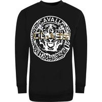 Schwarzes Sweatshirt mit Logo-Print und langen Ärmeln