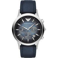 Elegante silberfarbene Chronographenuhr