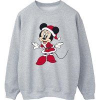 Weihnachtliches Minnie Maus Grafik Sweatshirt