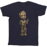 Marvel - "I Am Groot" T-Shirt für Herren (Marineblau)
