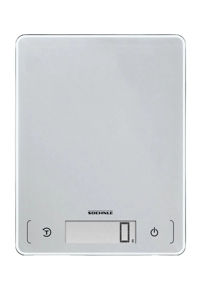 SOEHNLE Küchenwaage "Page Comfort 300 Slim", silber