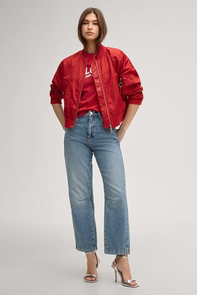 JOOP! Manoa Wide Leg Jeans Hellblau Denim Hohe Taille