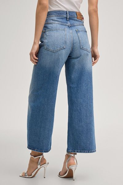 Joop Jeans Maxine Cropped Wide Leg Jeans in hellem blauem Denim