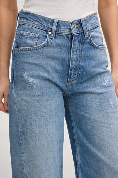 Joop Jeans Maxine Cropped Wide Leg Jeans in hellem blauem Denim