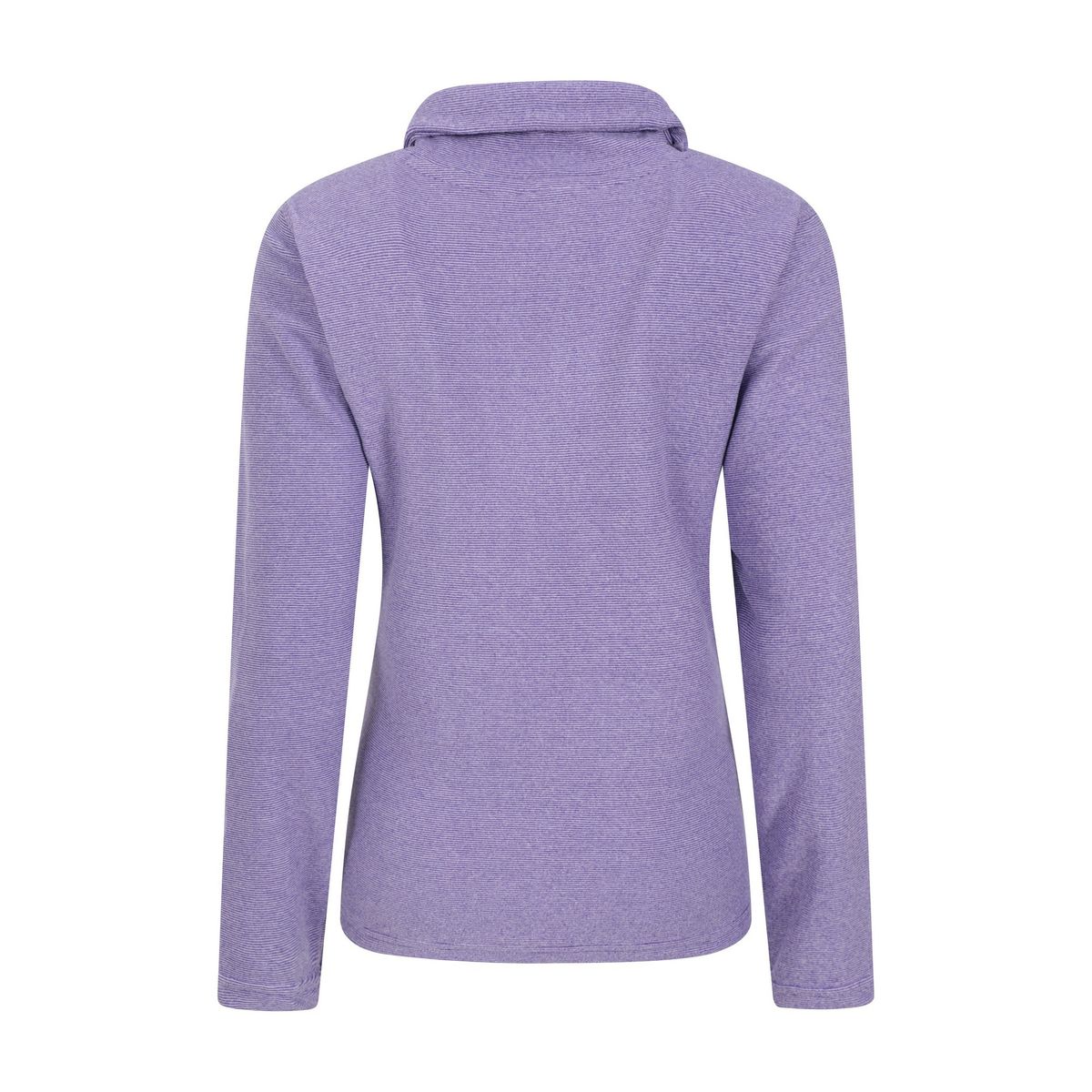Microfleece-Pullover mit Wasserfallausschnitt