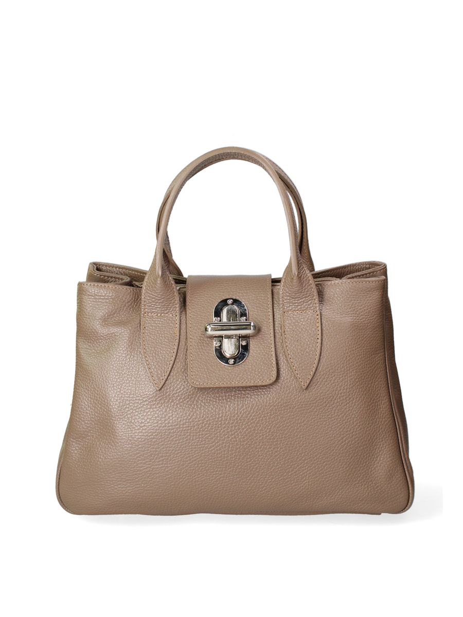 Kuppel Handtasche echtes Leder