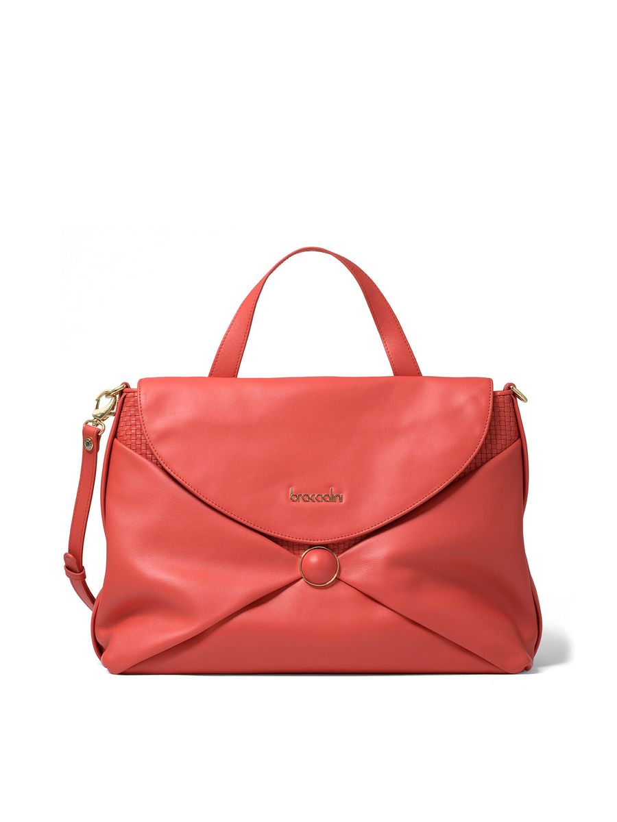 Elegante Satchel-Tasche im Umschlag-Stil