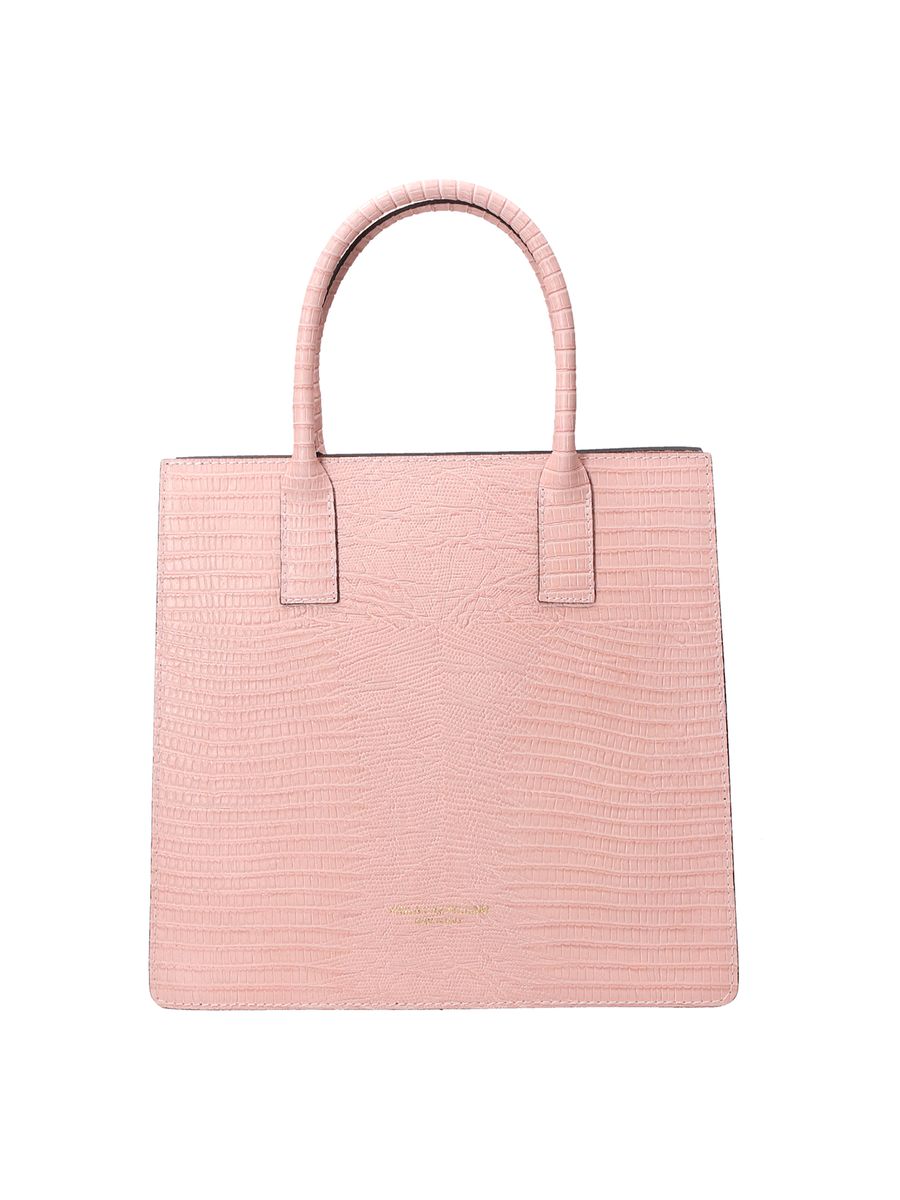 Strukturierte Handtasche aus Leder