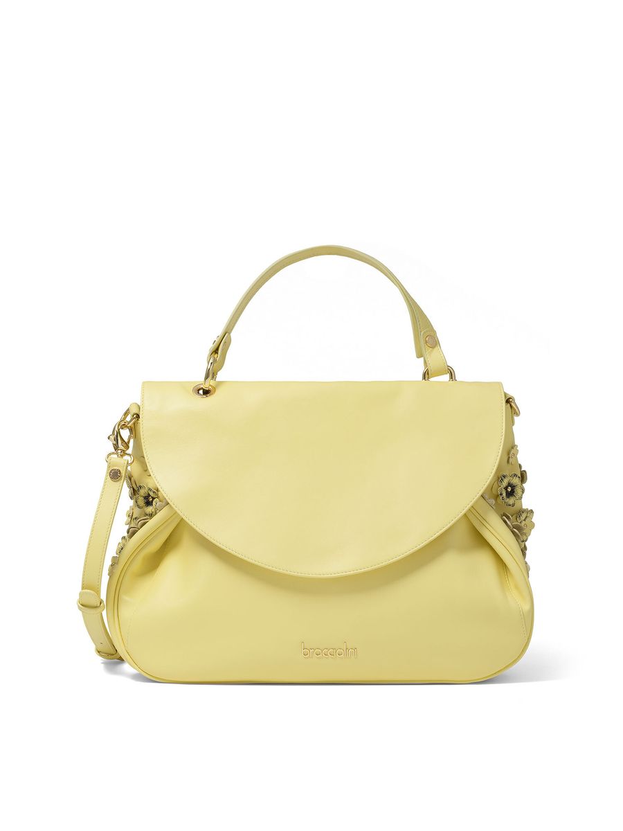 Elegante Henkeltasche aus Leder
