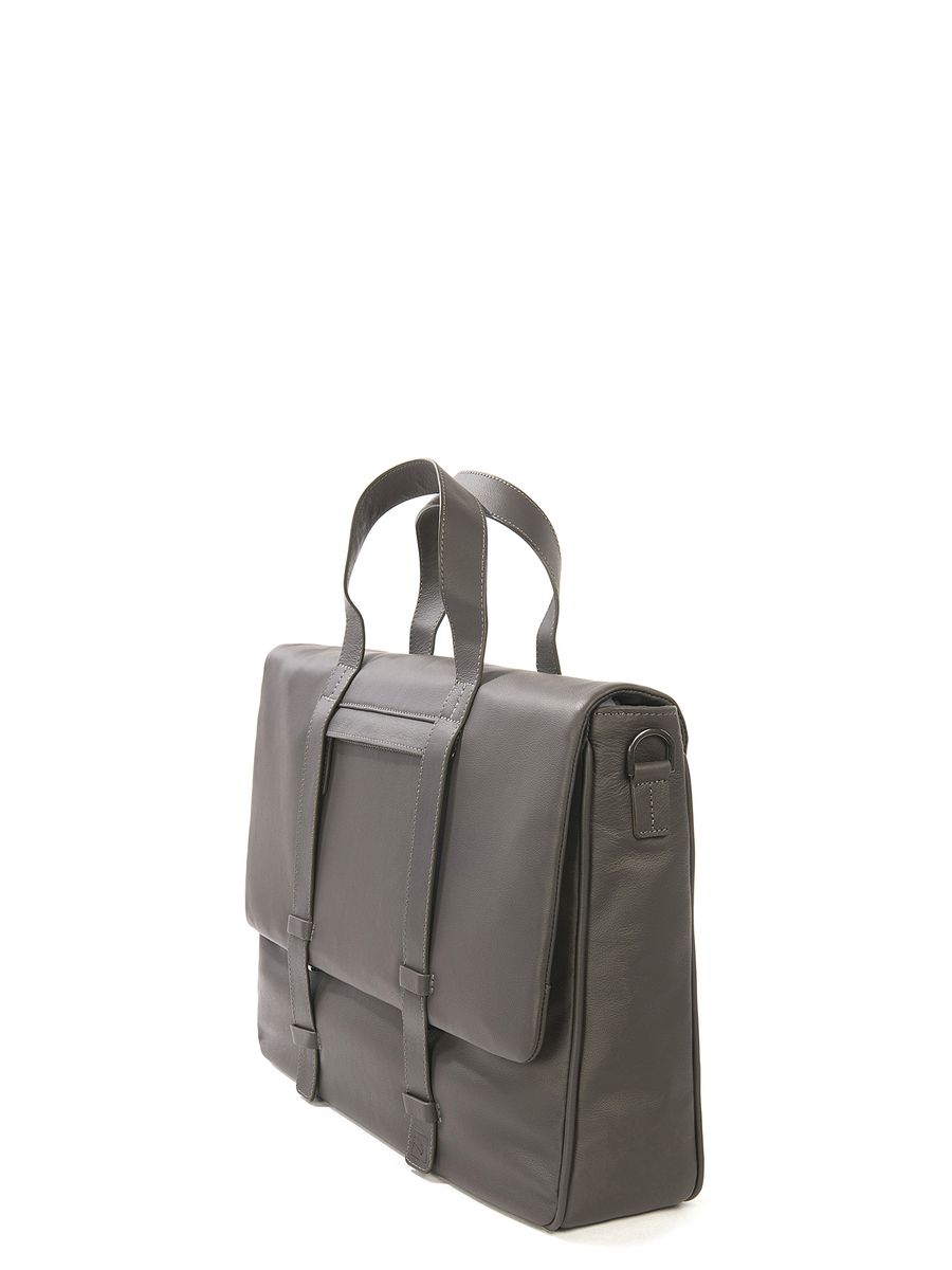 Minimalistische Leder-Messenger-Aktentasche