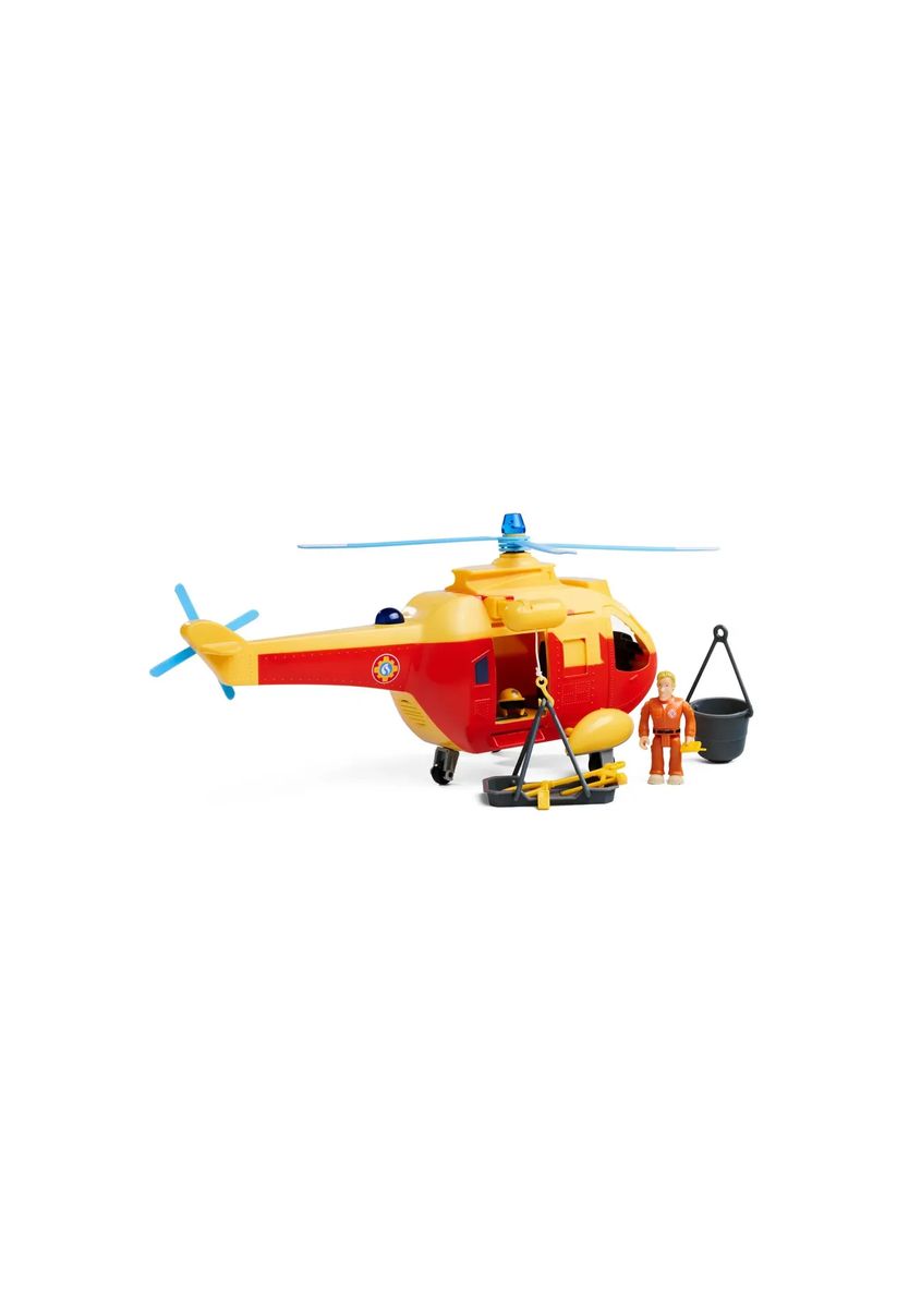 Simba Feuerwehrmann Sam Spielfigurset "Hubschrauber Wallaby II Update", 152 MEHRFARBIG, 99