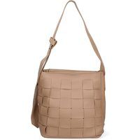 Schultertasche mit gewebtem Design