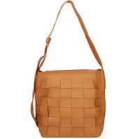 Schultertasche mit gewebtem Design